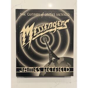 SIGNED James Hetfield Metallica Book Messengers the Guitars W/ COA AUTOGRAPH #3